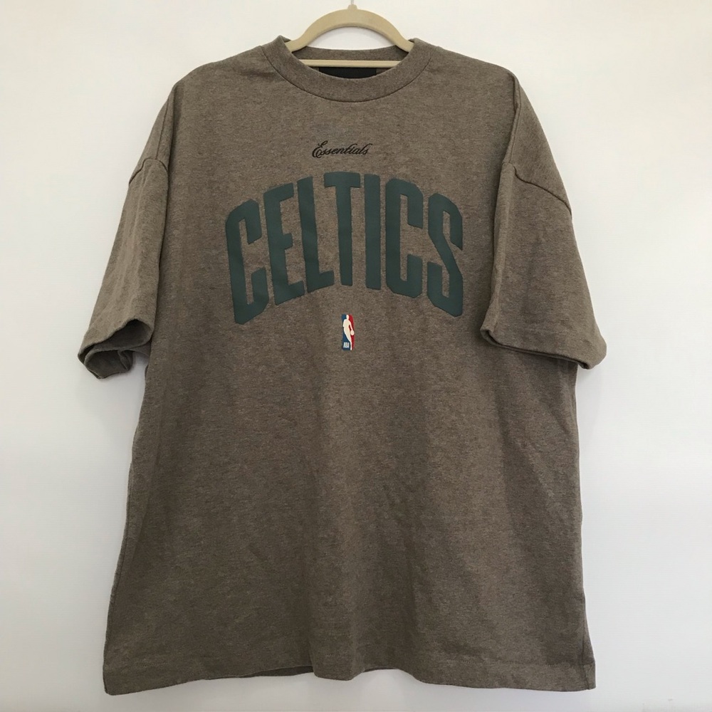 Essentials CELTICS 90S TEE Brown Graphic Tee by Essentials Size XS